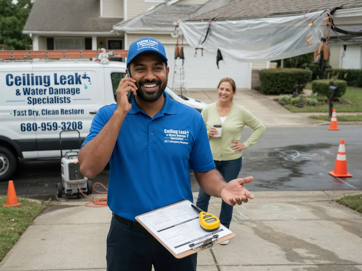 Ceiling Leak Cleanup Loyalhanna, PA FAQs